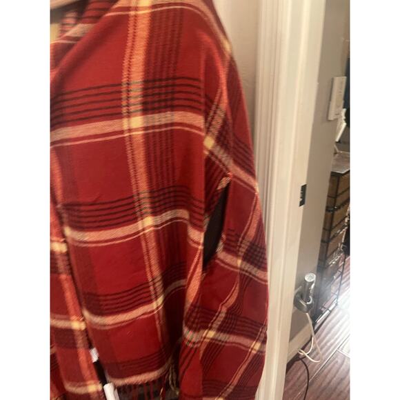 Madewell plaid wrap shawl New with tags - Picture 9 of 13